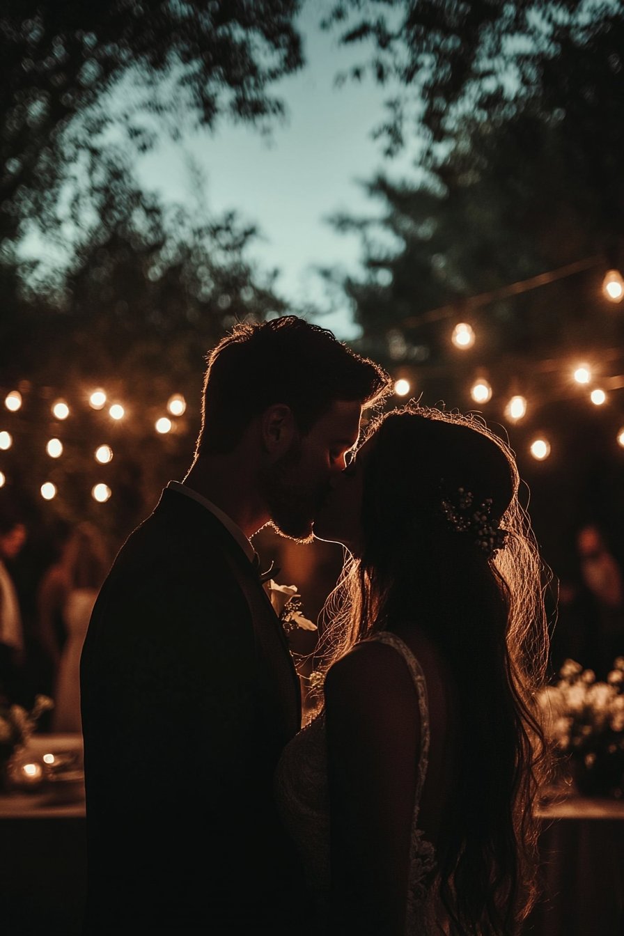 11. First Kiss Under Twinkling String Lights