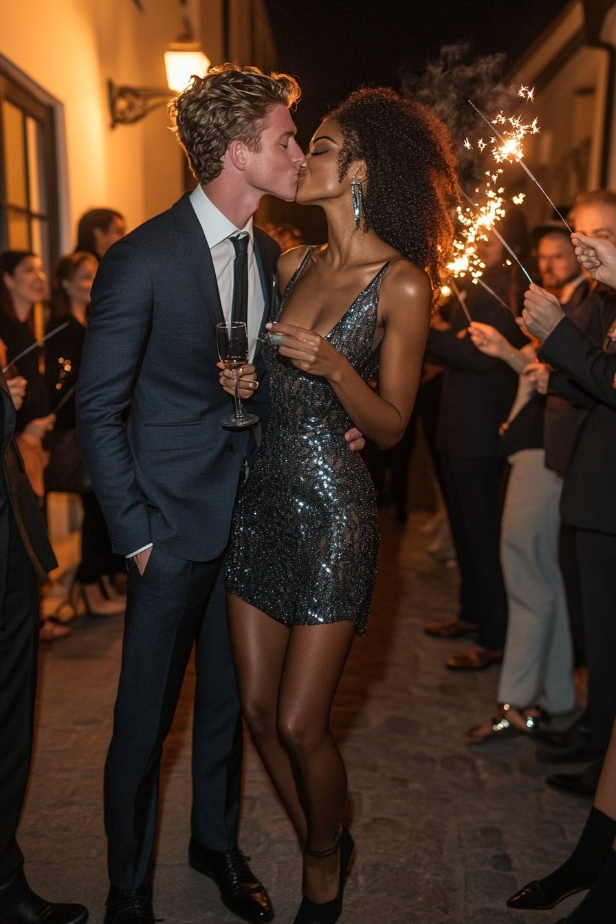 4. Wedding Send-Off with Sparkler Magic