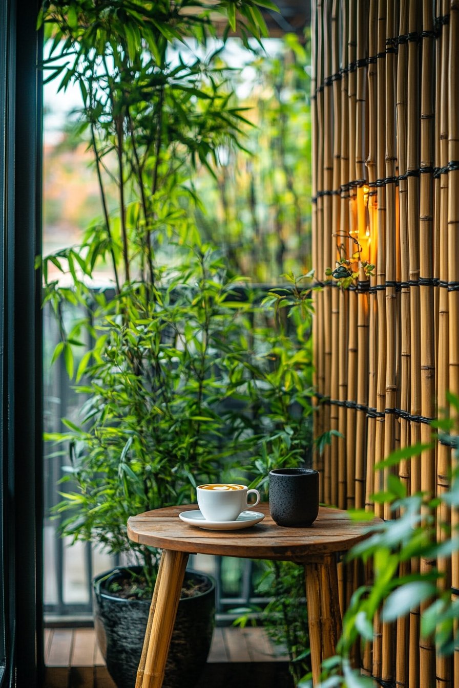 8. Zen-Inspired Balcony Retreat