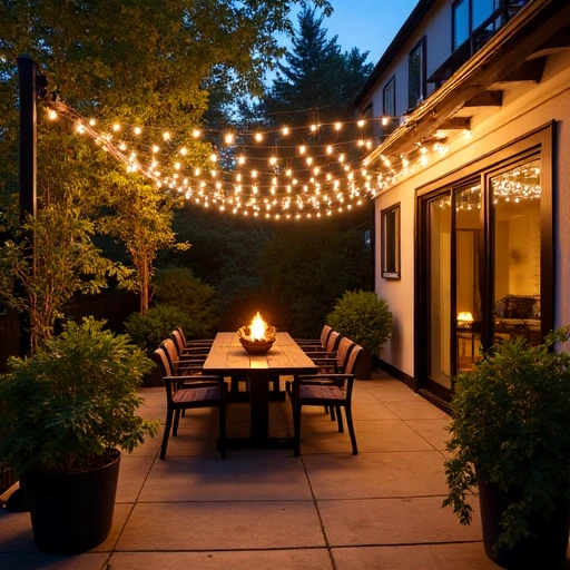 1. Enchanting Fairy Light Canopy