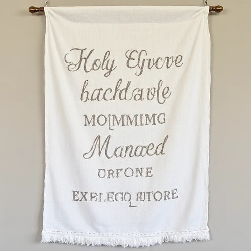 11. Embroidered Fabric Signage
