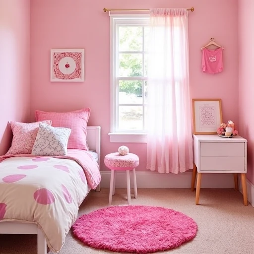 13. Layered Pinks in a Kid’s Room