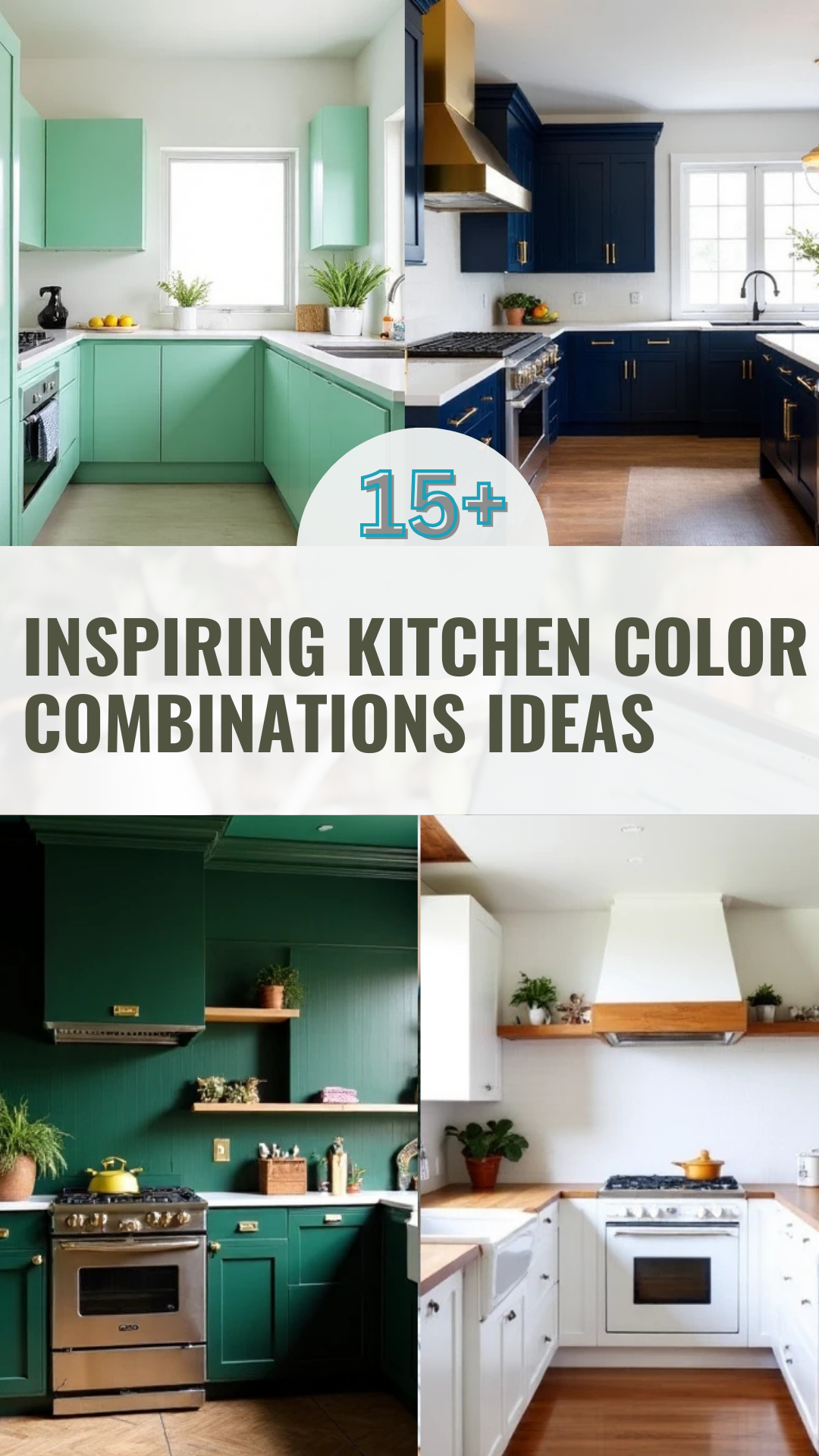15 inspiring Kitchen Color Combination Ideas & Elevate Your Kitchen