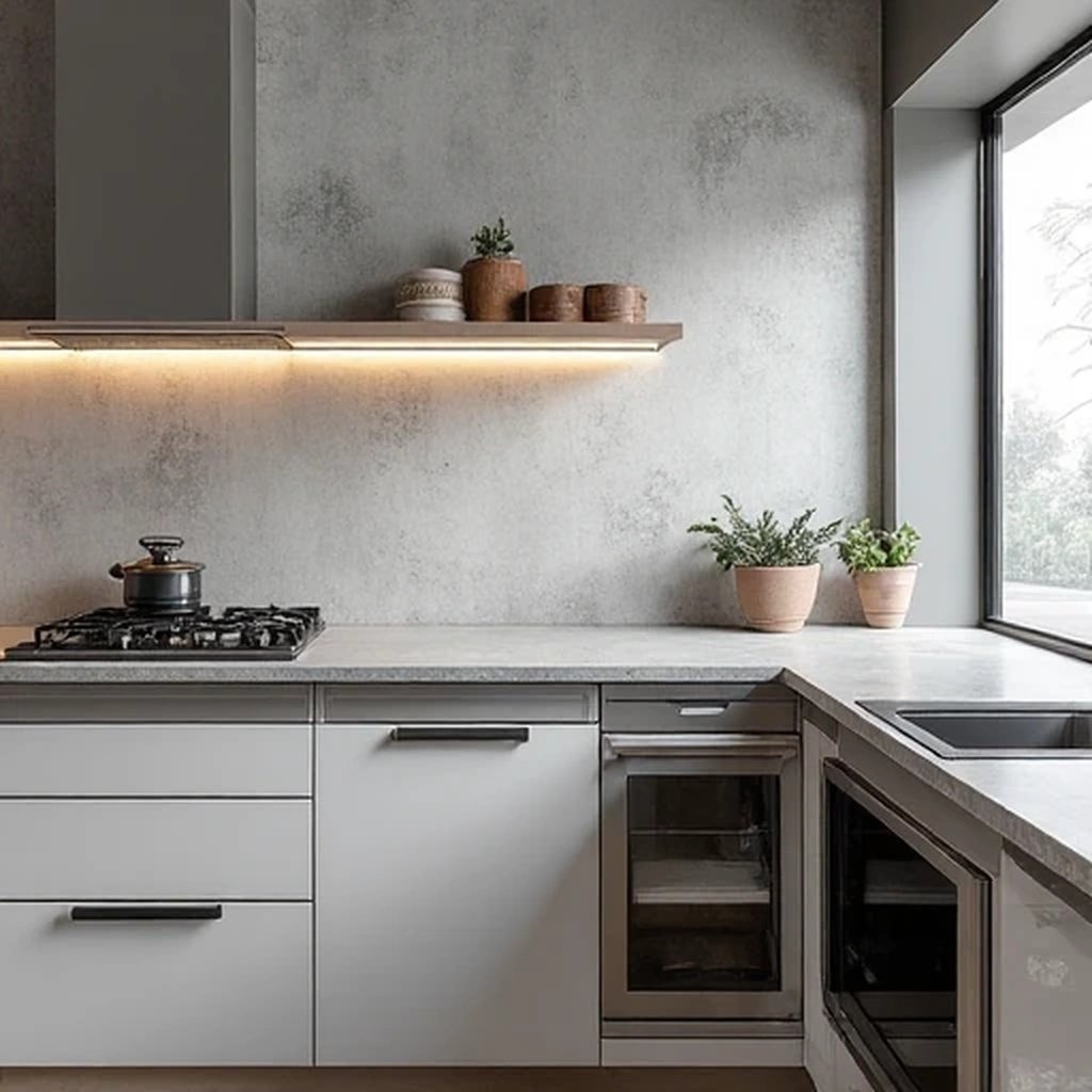 16. Concrete Finish Wall