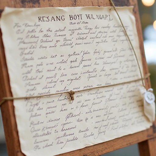 16. Handwritten Love Letter Display