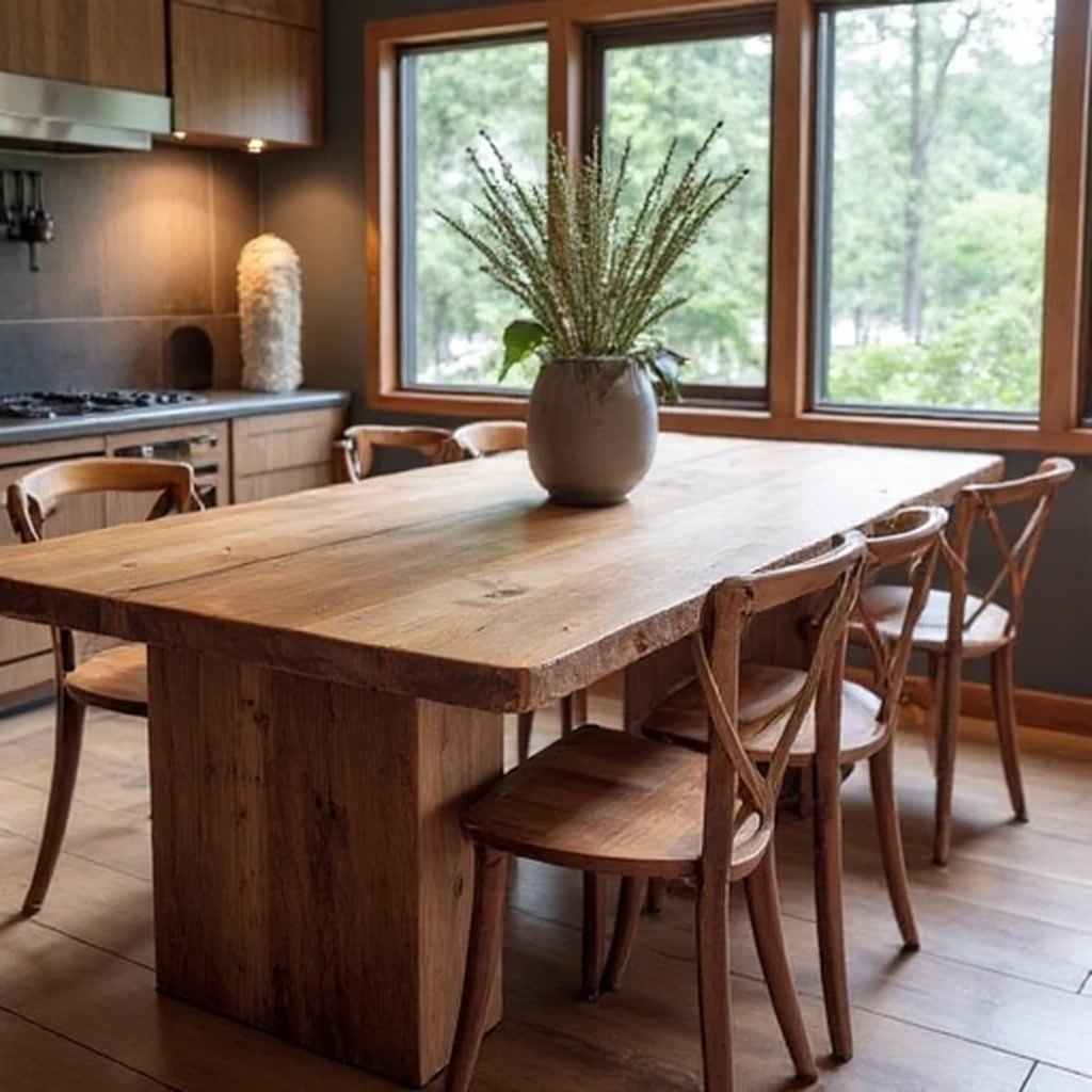 2. Embrace Natural Wood Charm
