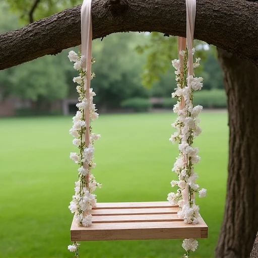 20. Garden Swing with Florals