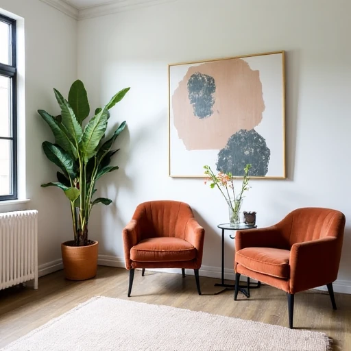 3. Earth-Tone Accent Chairs