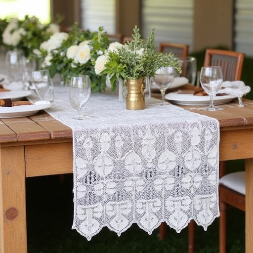 3. Lace Table Runners
