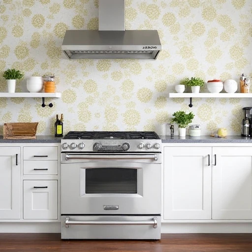 3. Patterned Wallpaper