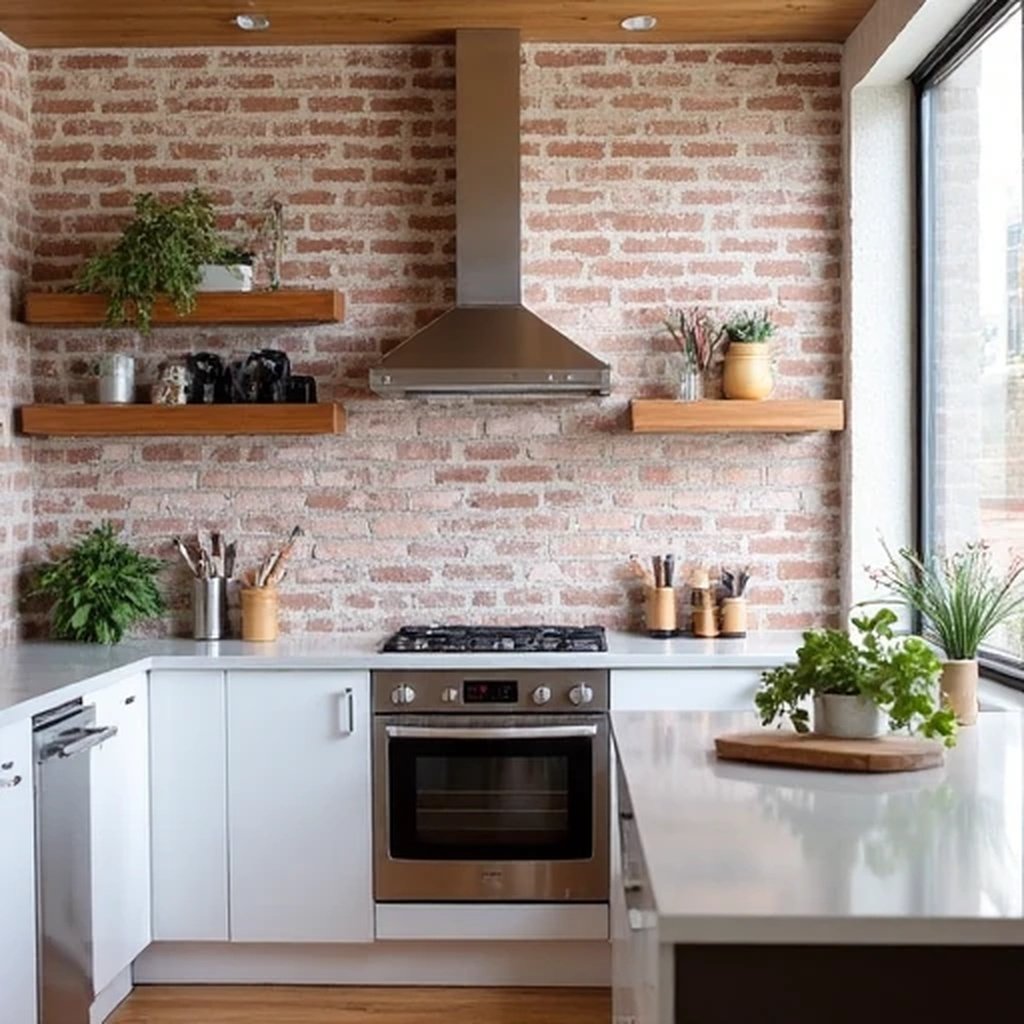 4. Exposed Brick Wall