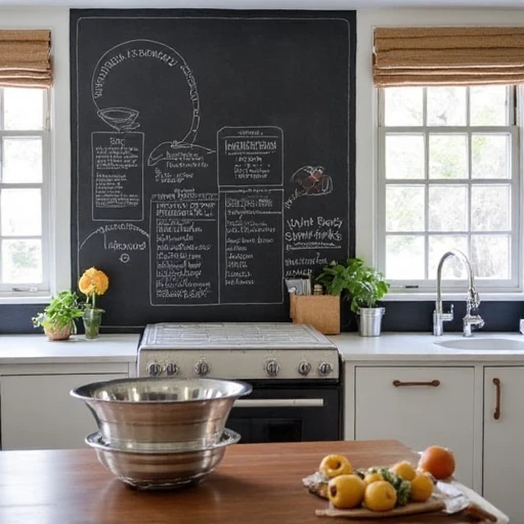 5. Chalkboard Wall