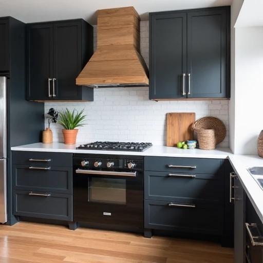 6. Charcoal & Light Wood Modern Edge