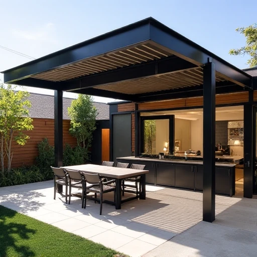 6. Slatted Roof with Adjustable Panels