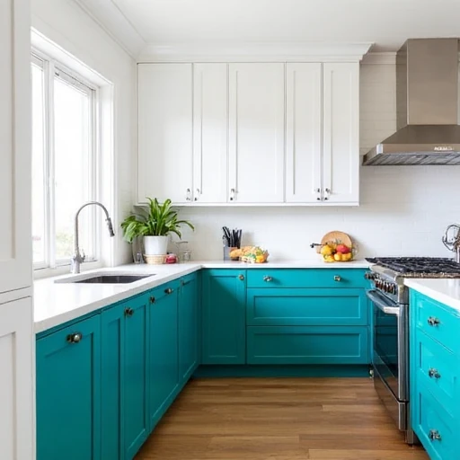 7. Teal & White Fun & Fresh