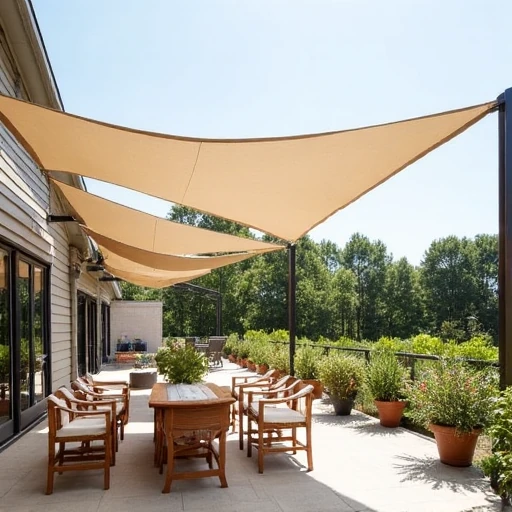 9. Canvas Sail Shades