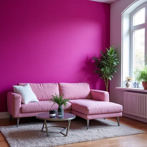 Bold Fuchsia Feature Wall