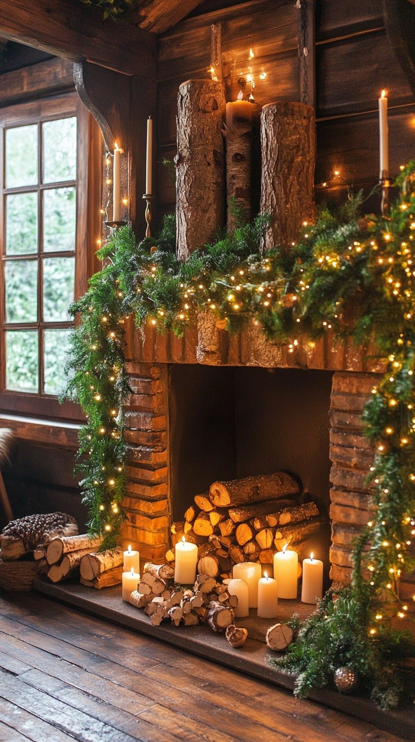 Cozy Fireplace or Faux Hearth