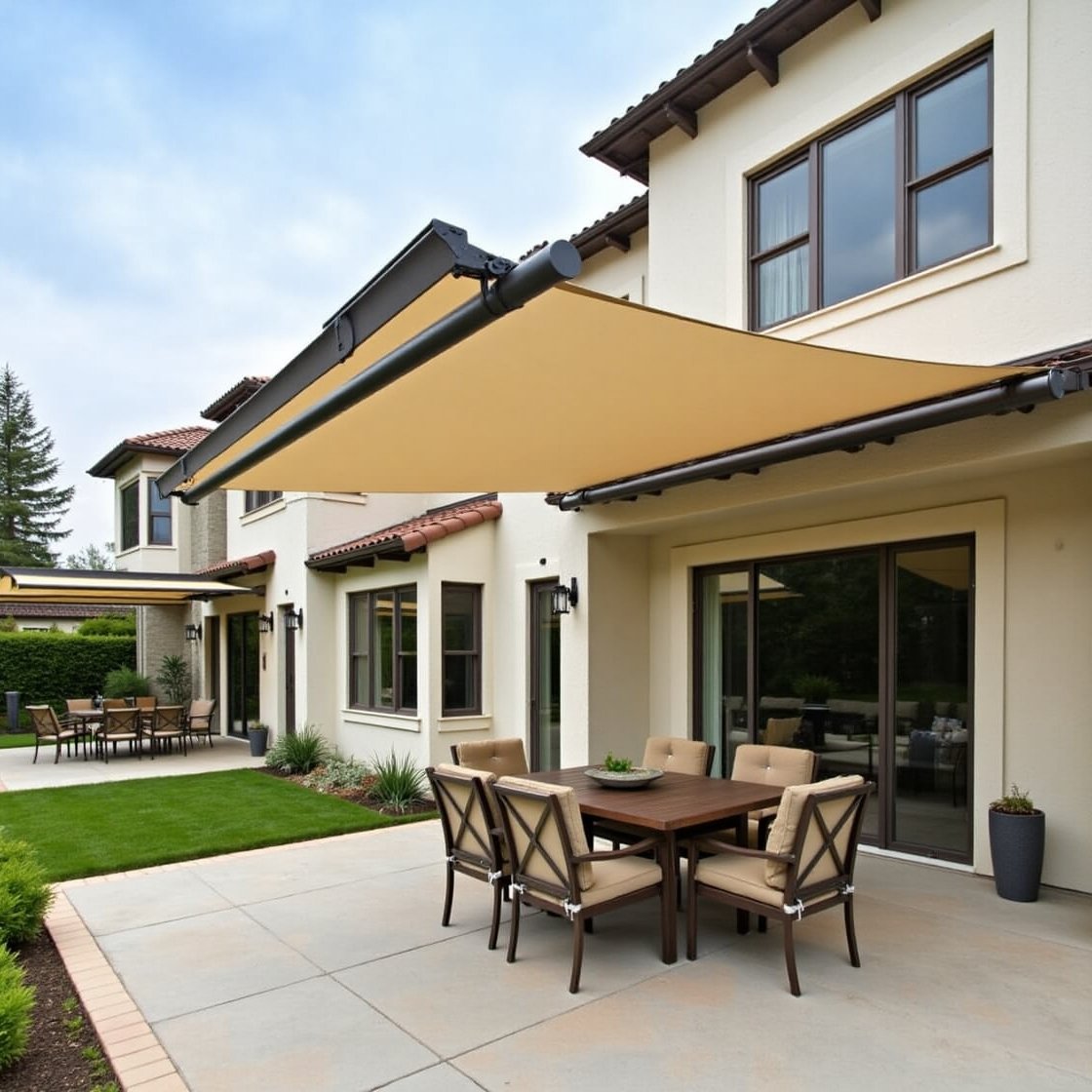 3. Retractable Fabric Canopy
