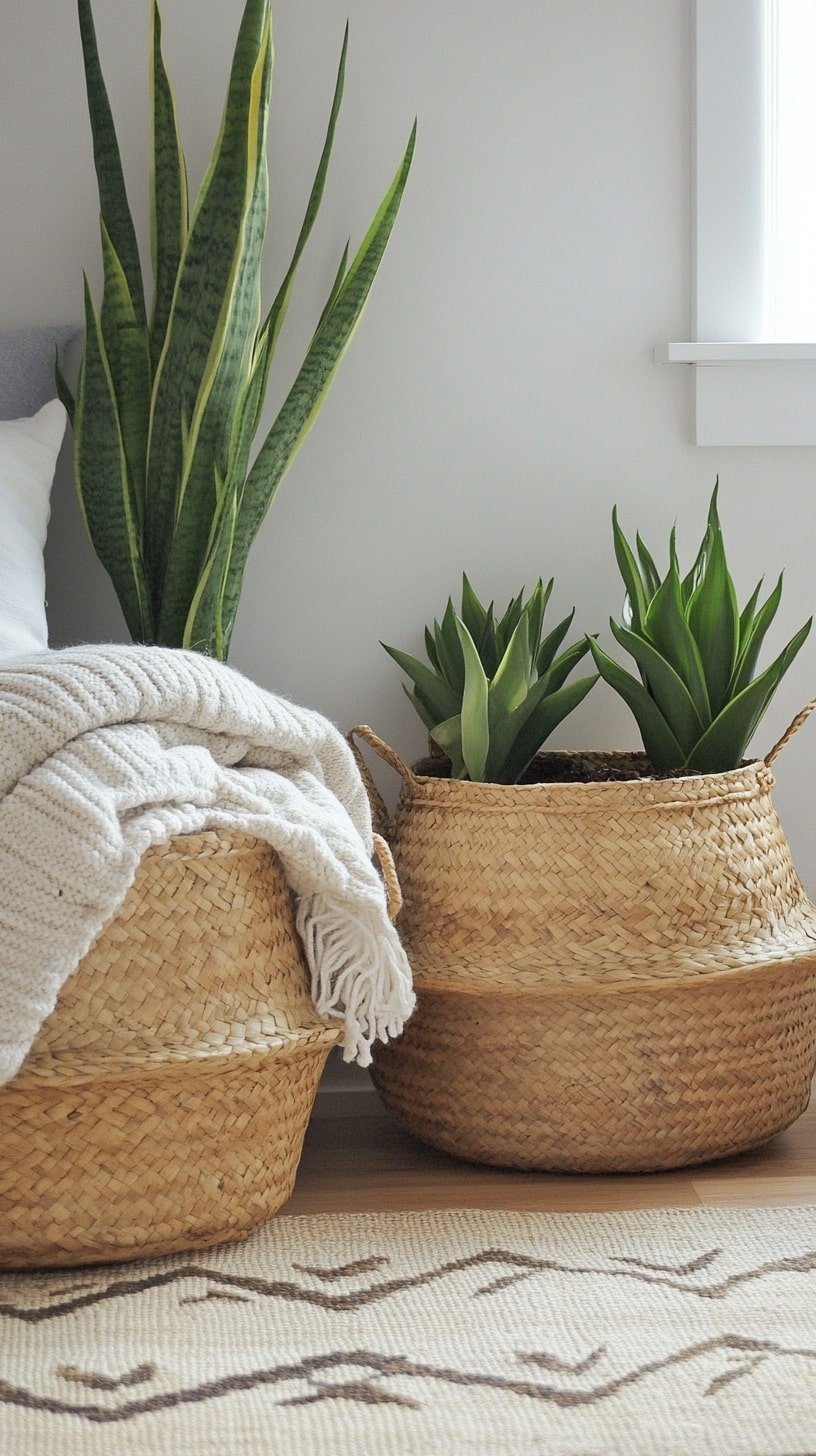 Natural Textiles and Woven Baskets