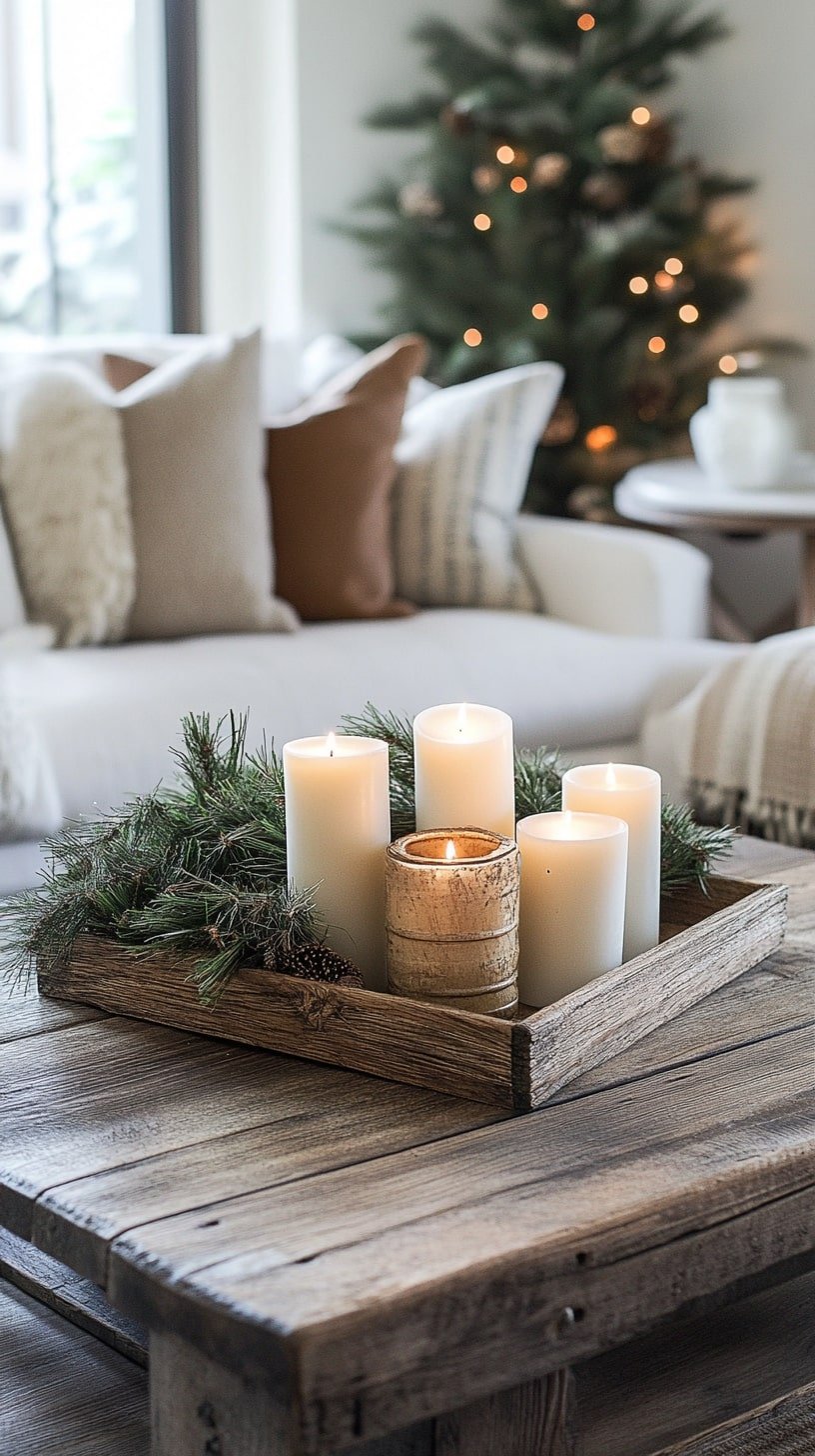 Natural Wood Coffee Table
