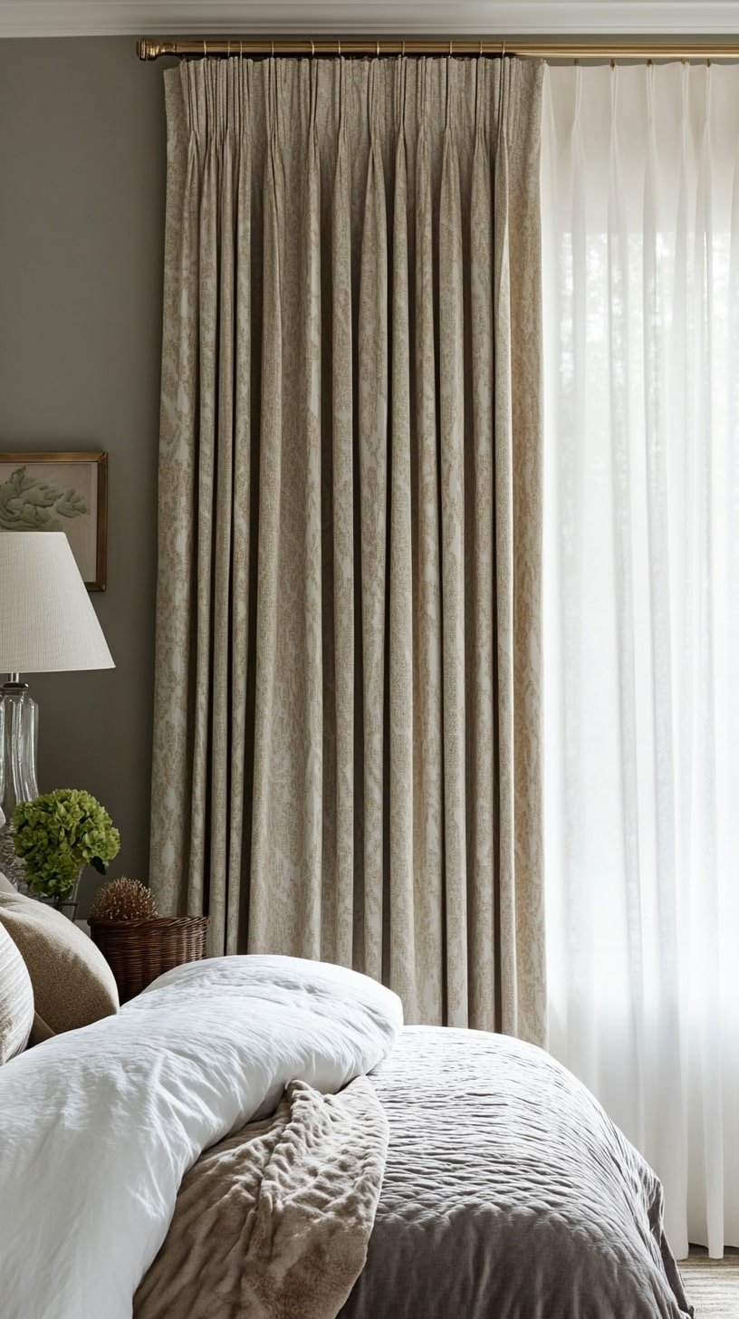 Layered Curtains for Softness