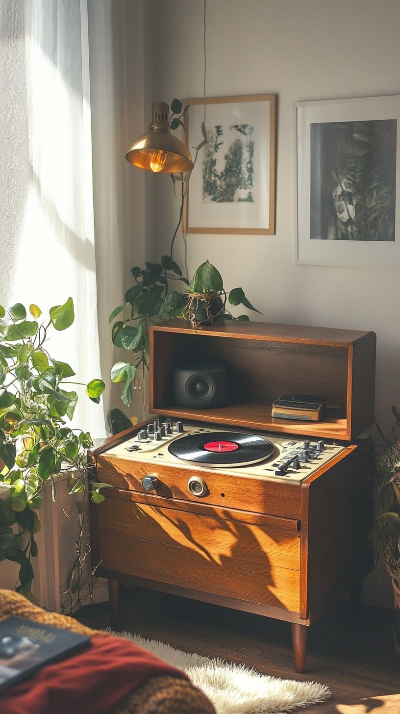 Soft Music Station or Record Player Corner