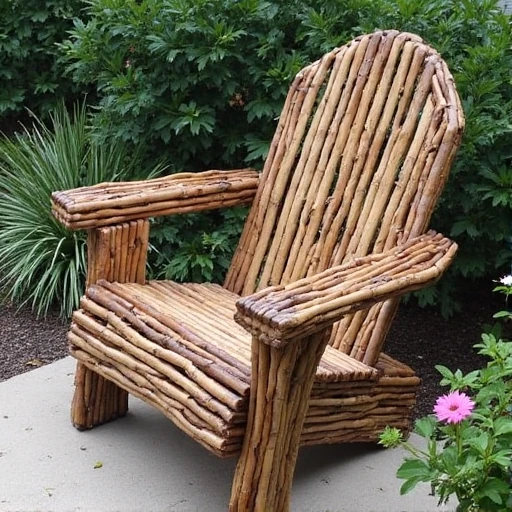 14. Twig Adirondack Chairs