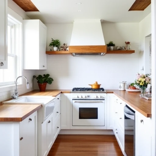 White & Wood Tones Warm Meets Bright