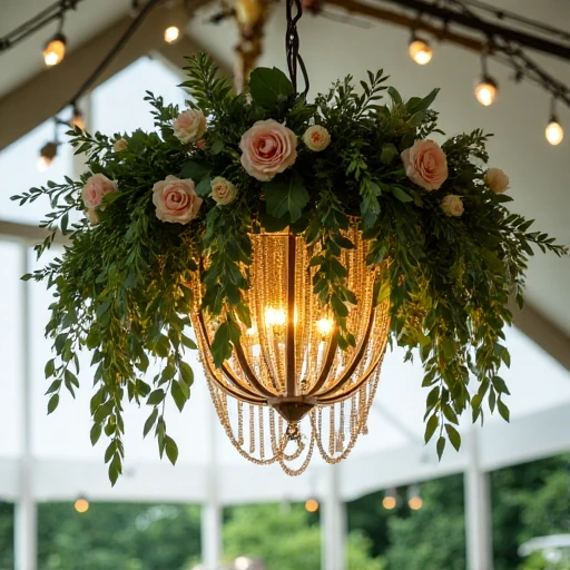 15. Floral Chandelier